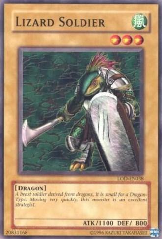 Common, Dragon, Legacy of Darkness, Normal Monster, Unlimited, Wind Lizard Soldier [LOD-EN038] Common - Trading Card World