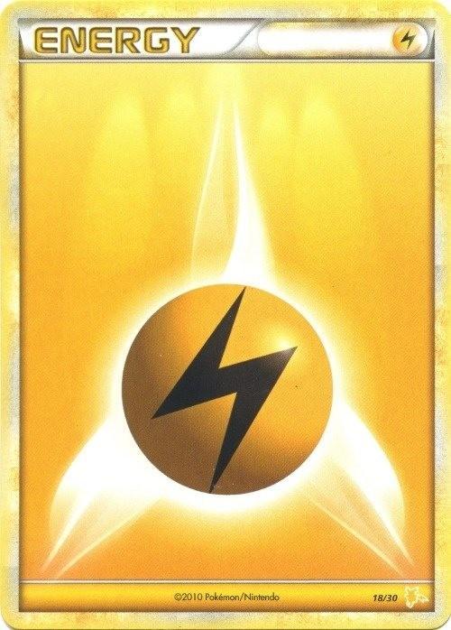 18, HeartGold & SoulSilver: Trainer Kit - Raichu, Lightning, Normal, Promo Lightning Energy (18/30) [HeartGold & SoulSilver: Trainer Kit - Raichu] - Trading Card World