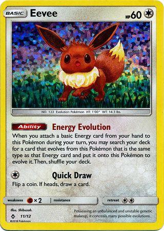 11, Colorless, Fighting[×2], Holofoil, McDonald's Promos: 2018 Collection, Promo Eevee (11/12) [McDonald's Promos: 2018 Collection] - Trading Card World