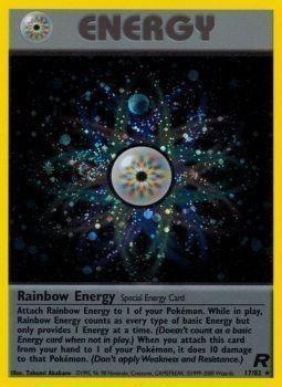 17, Holo Rare, Holofoil, Special Energy, Team Rocket Unlimited Rainbow Energy (17/82) [Team Rocket Unlimited] - Trading Card World