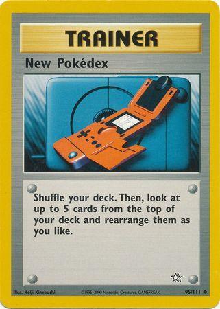 95, Neo Genesis Unlimited, Normal, Trainer, Uncommon New Pokedex (95/111) [Neo Genesis Unlimited] - Trading Card World