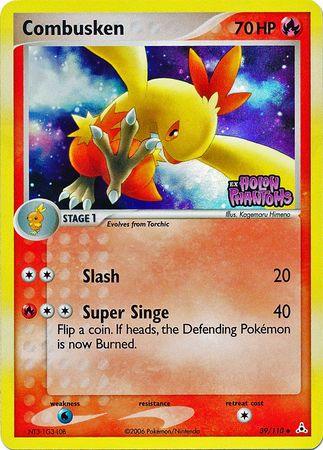 39, EX: Holon Phantoms, Fire, Reverse Holofoil, Uncommon, Water[×2] Combusken (39/110) (Stamped) [EX: Holon Phantoms] - Trading Card World