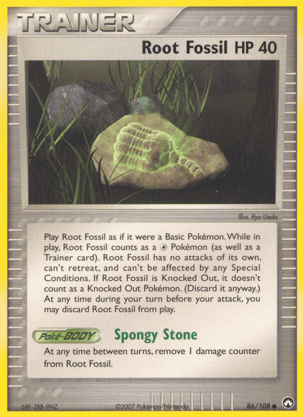 86, Common, EX: Power Keepers, Item, Normal Root Fossil (86/108) [EX: Power Keepers] - Trading Card World