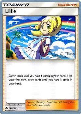 125, Normal, Supporter, Uncommon, World Championships 2018 Lillie (125/156) (Dragones y Sombras - Pedro Eugenio Torres) [World Championships 2018] - Trading Card World