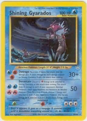 65, Fighting[-30], Grass[×2], Holofoil, Neo Revelation Unlimited, Secret Rare, Water Shining Gyarados (65/64) [Neo Revelation Unlimited] - Trading Card World