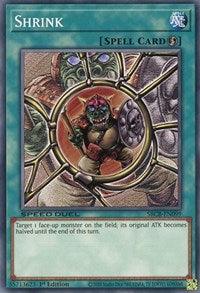 1st Edition, Common, Quick-Play Spell, Speed Duel: Battle City Box, Spell Shrink [SBCB-EN099] Common - Trading Card World