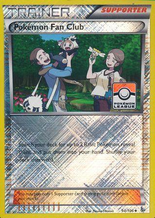 94, Promo, Reverse Holofoil, Supporter, XY: Flashfire Pokemon Fan Club (94/106) (League Promo) [XY: Flashfire] - Trading Card World