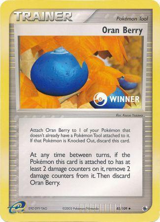 85, EX: Ruby & Sapphire, Item, Normal, Promo Oran Berry (85/109) (Jumbo Card) [EX: Ruby & Sapphire] - Trading Card World