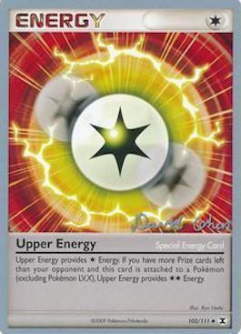 102, Colorless, Normal, Uncommon, World Championships 2009 Upper Energy (102/111) (Stallgon - David Cohen) [World Championships 2009] - Trading Card World