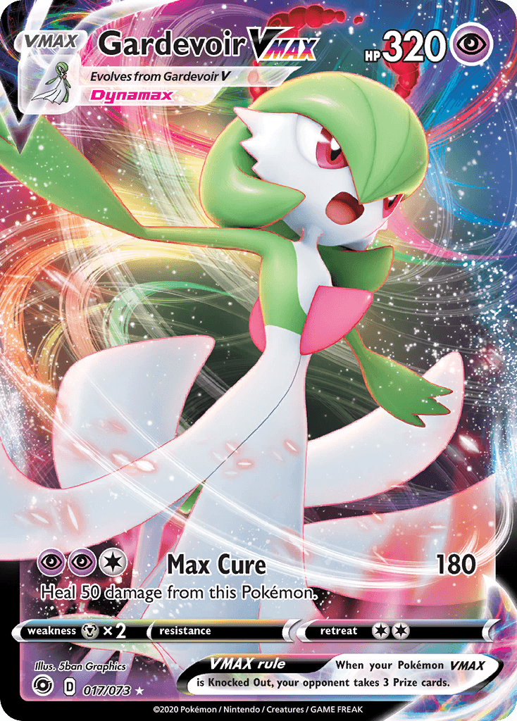 017, Holofoil, Metal[×2], Psychic, Sword & Shield: Champion's Path, Ultra Rare Gardevoir VMAX (017/073) [Sword & Shield: Champion's Path] - Trading Card World