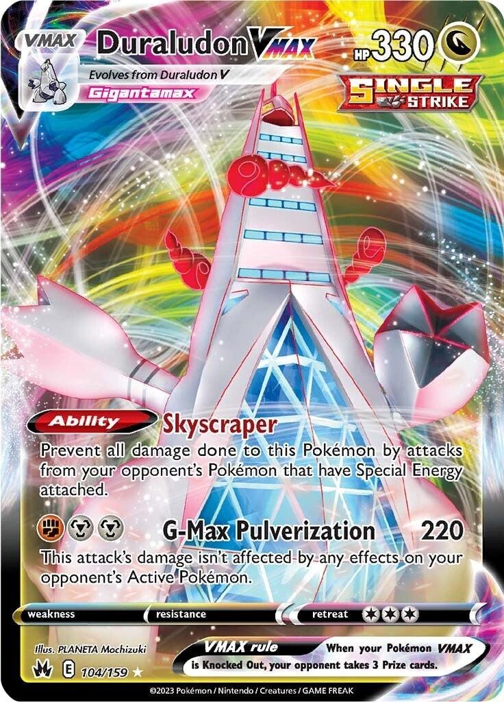 Dragon, Holofoil, Sword & Shield: Crown Zenith, Ultra Rare Duraludon VMAX (104/159) [Sword & Shield: Crown Zenith] - Trading Card World