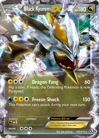 Black Kyurem EX (100/113) [Black & White: Legendary Treasures]