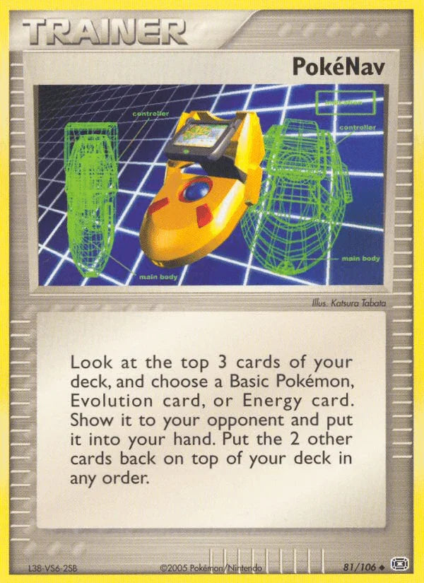 81, EX: Emerald, Item, Normal, Uncommon PokeNav (81/106) [EX: Emerald] - Trading Card World