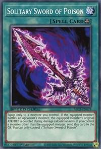 1st Edition, Common, Equip Spell, Speed Duel: Battle City Box, Spell Solitary Sword of Poison [SBCB-EN078] Common - Trading Card World