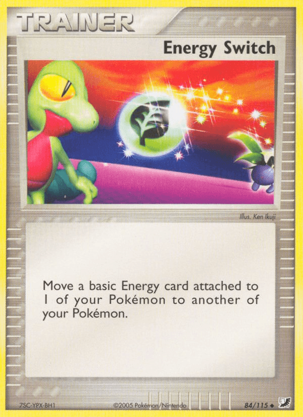 84, EX: Unseen Forces, Item, Normal, Uncommon Energy Switch (84/115) [EX: Unseen Forces] - Trading Card World
