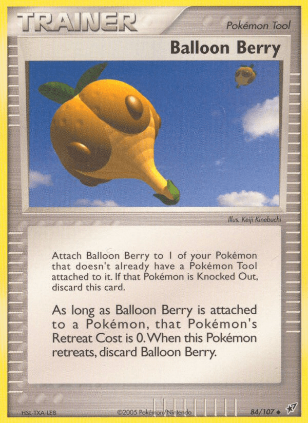 84, EX: Deoxys, Item, Normal, Uncommon Balloon Berry (84/107) [EX: Deoxys] - Trading Card World