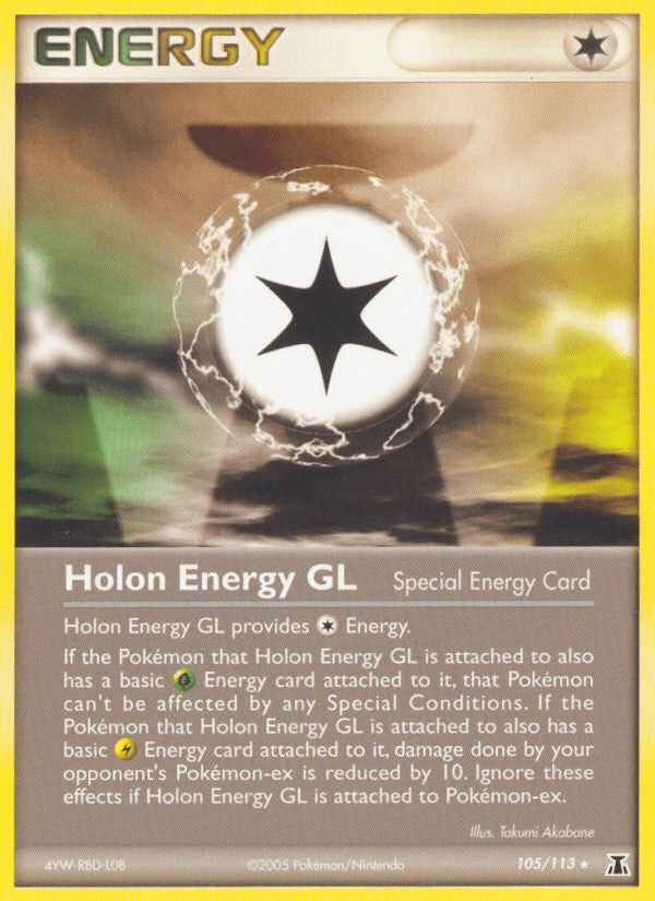 105, EX: Delta Species, Normal, Rare, Special Energy Holon Energy GL (105/113) [EX: Delta Species] - Trading Card World