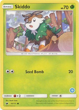 10, Fire[×2], Grass, Normal, Promo, Sun & Moon: Trainer Kit - Alolan Ninetales Skiddo (10/111) (Deck Exclusive #13) [Sun & Moon: Trainer Kit - Alolan Ninetales] - Trading Card World