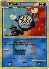 37, HeartGold & SoulSilver: Unleashed, Lightning [x2], Promo, Reverse Holofoil, Water Poliwhirl (37/95) (State Championship Promo Staff) [HeartGold & SoulSilver: Unleashed] - Trading Card World