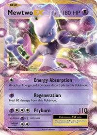 52, Holofoil, Psychic, Psychic [x2], Ultra Rare, XY: Evolutions Mewtwo EX (52/108) (Jumbo Card) [XY: Evolutions] - Trading Card World
