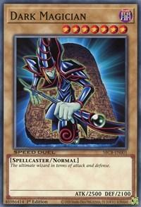 1st Edition, Common, Dark, Normal Monster, Speed Duel: Battle City Box, Spellcaster Dark Magician [SBCB-EN001] Common - Trading Card World