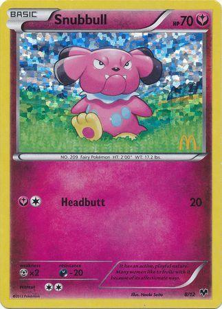 Darkness[-20], Fairy, Holofoil, McDonald's Promos: 2014 Collection, Metal[×2], Promo Snubbull (8/12) [McDonald's Promos: 2014 Collection] - Trading Card World