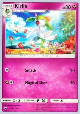 92, Darkness[-20], Fairy, Metal[×2], Normal, Uncommon, World Championships 2017 Kirlia (92/147) (Infinite Force - Diego Cassiraga) [World Championships 2017] - Trading Card World