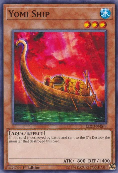 1st Edition, Aqua, Common, Effect Monster, Legendary Duelists, Water Yomi Ship [LEDU-EN044] Common - Trading Card World
