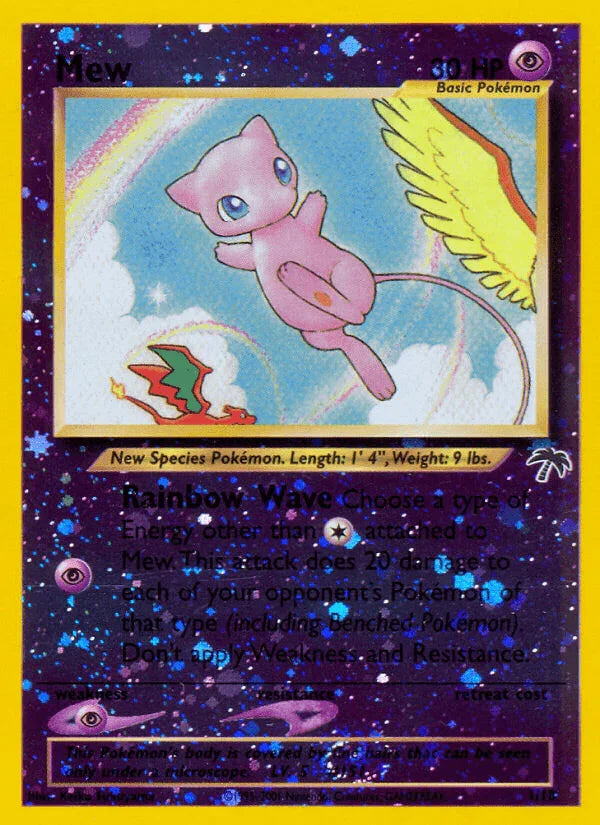 Promo, Psychic, Psychic[×2], Reverse Holofoil, Southern Islands Mew (1/18) [Southern Islands] - Trading Card World