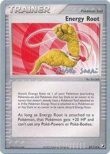 83, Normal, Pokémon Tool, Uncommon, World Championships 2006 Energy Root (83/115) (Suns & Moons - Miska Saari) [World Championships 2006] - Trading Card World