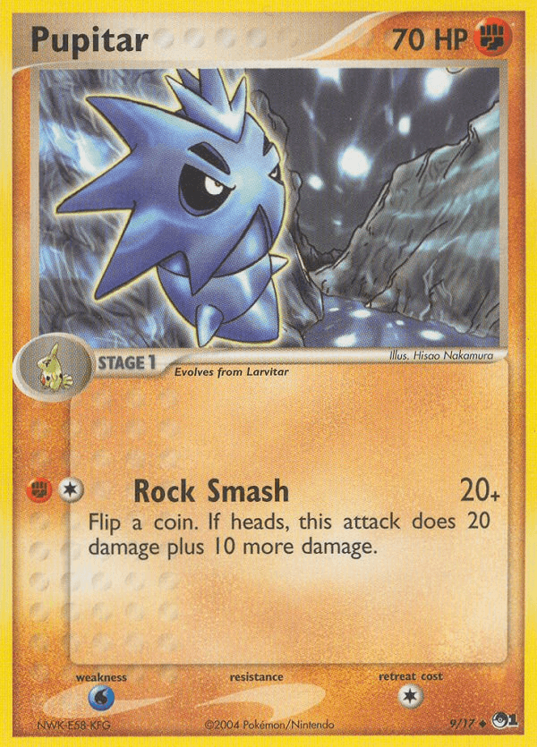 Fighting, Normal, POP Series 1, Uncommon, Water[×2] Pupitar (9/17) [POP Series 1] - Trading Card World