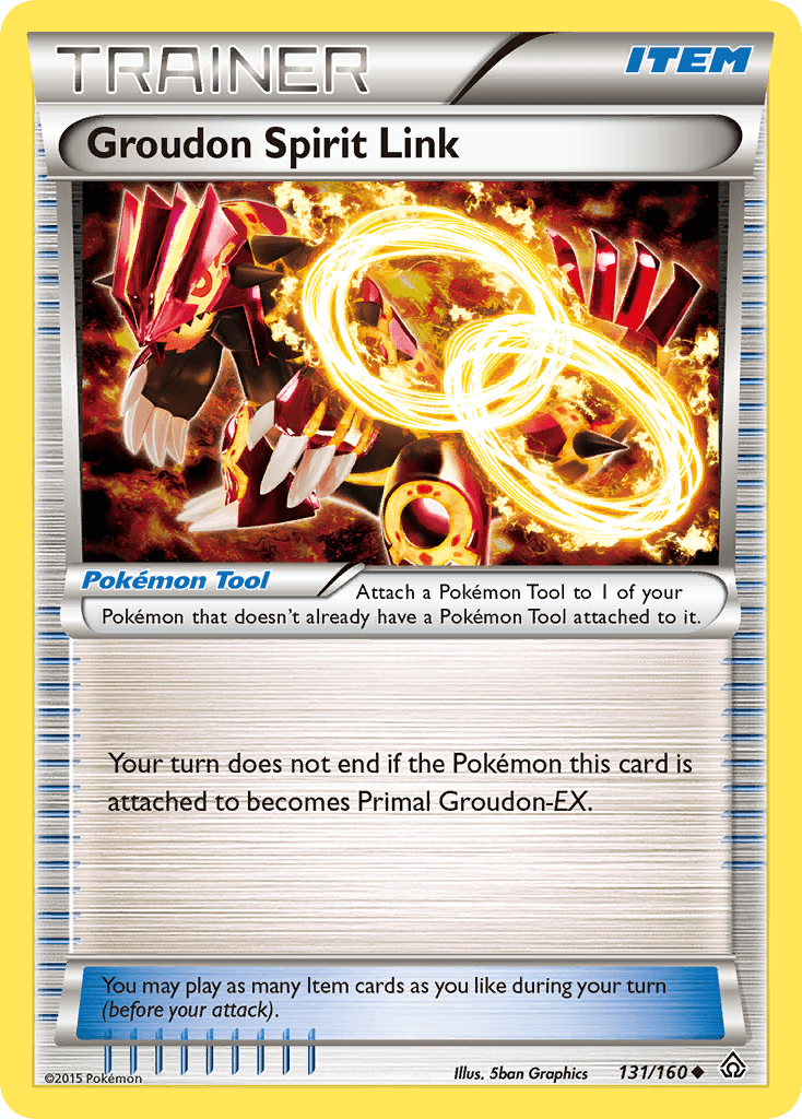 XY: Primal Clash Groudon Spirit Link (131/160) [XY: Primal Clash] - Trading Card World