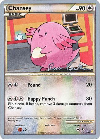 58, Colorless, Common, Fighting[×2], Normal, World Championships 2011 Chansey (58/123) (The Truth - Ross Cawthon) [World Championships 2011] - Trading Card World