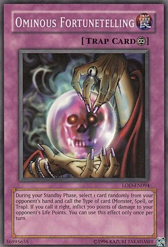 Common, Continuous Trap, Legacy of Darkness, Trap, Unlimited Ominous Fortunetelling [LOD-EN094] Common - Trading Card World