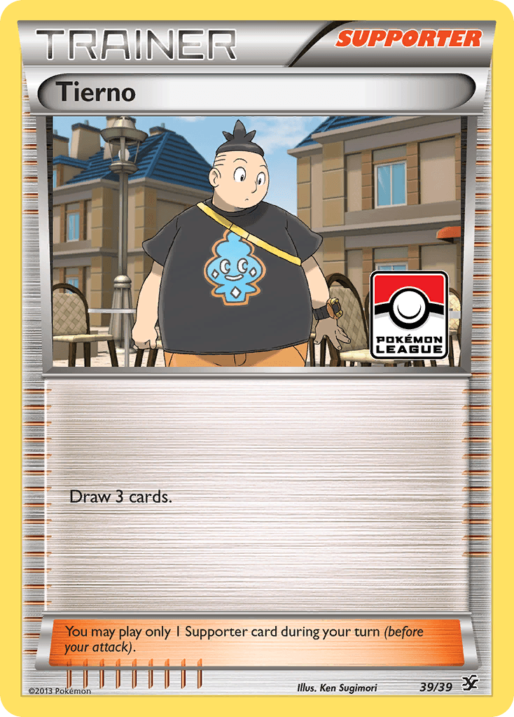 39, Common, Normal, Supporter, XY: Kalos Starter Set Tierno (39/39) [XY: Kalos Starter Set] - Trading Card World