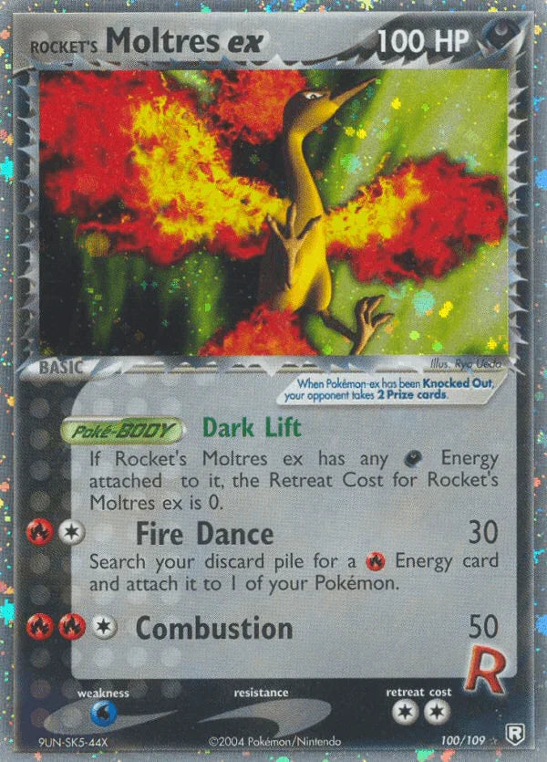 100, Darkness, EX: Team Rocket Returns, Holofoil, Ultra Rare, Water[×2] Rocket's Moltres ex (100/109) [EX: Team Rocket Returns] - Trading Card World