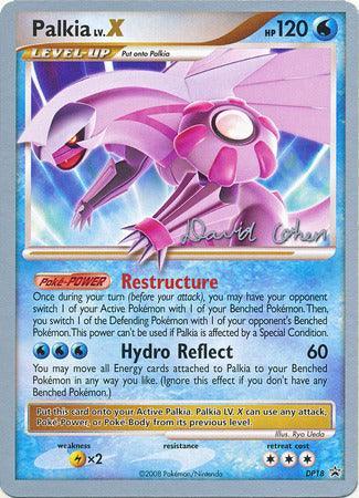 DP18, Lightning[×2], Normal, Promo, Water, World Championships 2009 Palkia LV.X (DP18) (Stallgon - David Cohen) [World Championships 2009] - Trading Card World
