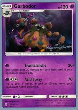51, Normal, Psychic, Psychic[×2], Rare, World Championships 2018 Garbodor (51/145) (Garbanette - Magnus Pedersen) [World Championships 2018] - Trading Card World