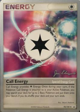 92, Normal, Special Energy, Uncommon, World Championships 2008 Call Energy (92/100) (Psychic Lock - Jason Klaczynski) [World Championships 2008] - Trading Card World