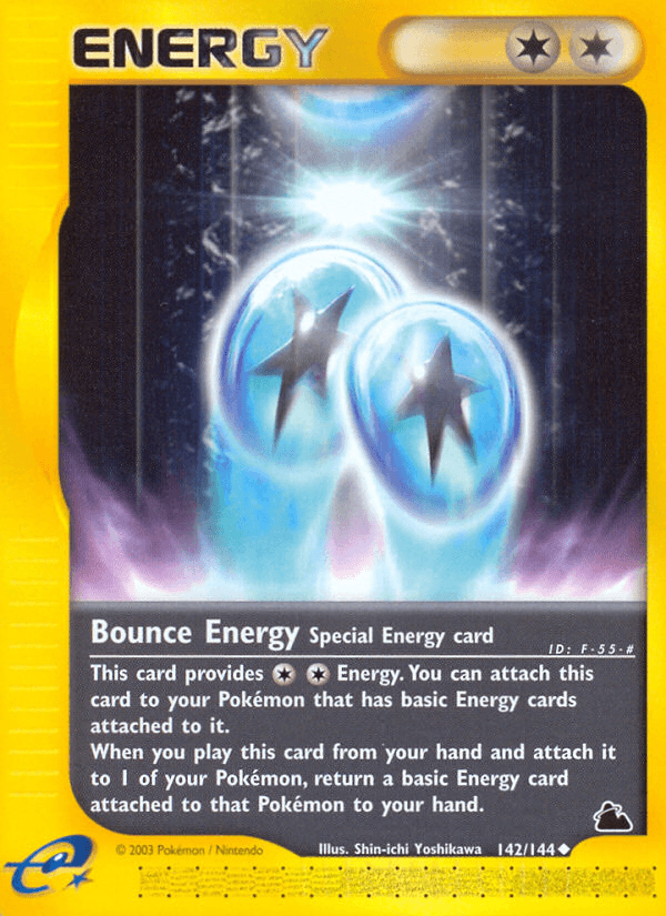 142, Normal, Reverse Holofoil, Skyridge, Special Energy, Uncommon Bounce Energy (142/144) [Skyridge] - Trading Card World