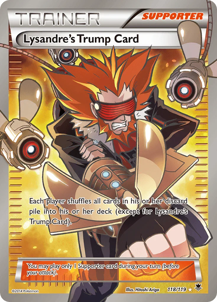 118, Holofoil, Supporter, Ultra Rare, XY: Phantom Forces Lysandre's Trump Card (118/119) [XY: Phantom Forces] - Trading Card World