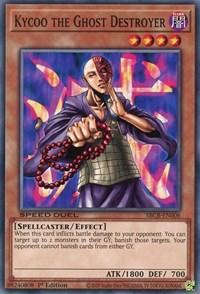 1st Edition, Common, Dark, Effect Monster, Speed Duel: Battle City Box, Spellcaster Kycoo the Ghost Destroyer [SBCB-EN006] Common - Trading Card World