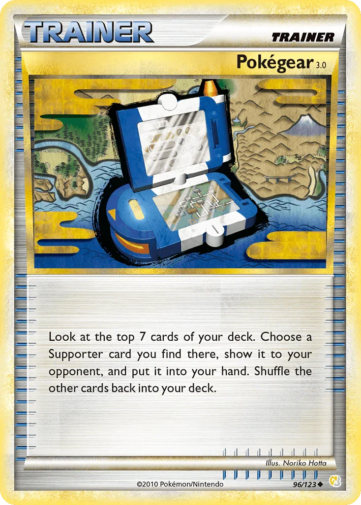 96, HeartGold & SoulSilver: Base Set, Item, Normal, Reverse Holofoil, Uncommon Pokegear 3.0 (96/123) [HeartGold & SoulSilver: Base Set] - Trading Card World