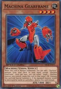 1st Edition, Common, Earth, Machine, Speed Duel: Battle City Box, Union/Effect Monster Machina Gearframe [SBCB-EN071] Common - Trading Card World