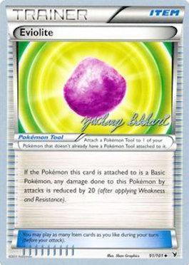 91, Item, Normal, Uncommon, World Championships 2012 Eviolite (91/101) (CMT - Zachary Bokhari) [World Championships 2012] - Trading Card World