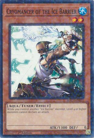 1st Edition, Aqua, Common, Hidden Arsenal: Chapter 1, Tuner/Effect Monster, Water Cryomancer of the Ice Barrier (Duel Terminal) [HAC1-EN031] Common - Trading Card World