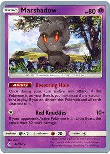 81, Darkness[×2], Fighting[-20], Normal, Psychic, Rare, World Championships 2019 Marshadow (81/214) (Pikarom Judge - Haruki Miyamoto) [World Championships 2019] - Trading Card World