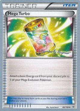 86, Item, Normal, Uncommon, World Championships 2015 Mega Turbo (86/108) (Primal Groudon - Alejandro Ng-Guzman) [World Championships 2015] - Trading Card World