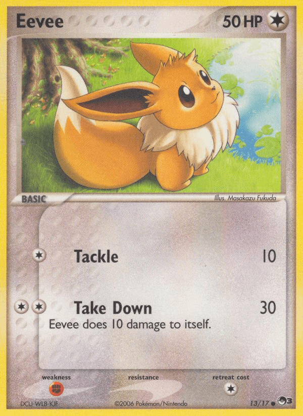 13, Colorless, Common, Fighting[×2], Normal, POP Series 3 Eevee (13/17) [POP Series 3] - Trading Card World