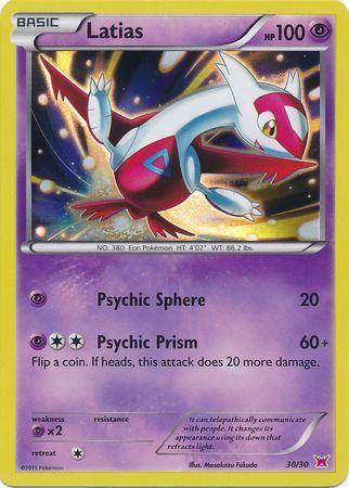 30, Holofoil, Promo, Psychic, Psychic[×2], XY: Trainer Kit 2 - Latias Latias (30/30) [XY: Trainer Kit 2 - Latias] - Trading Card World